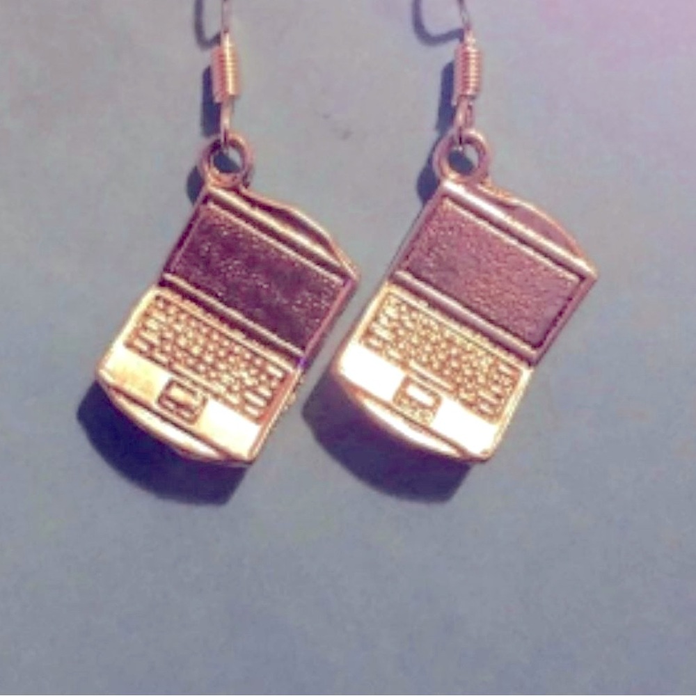 Laptop Computer Earrings